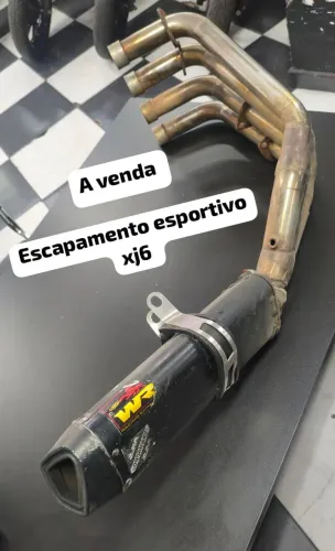 Escapamento esportivo WR Yamaha xj6