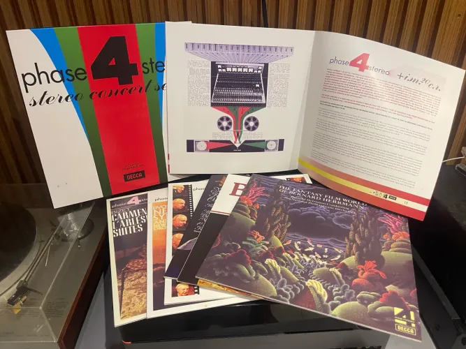 Box de Vinil - Decca Phase 4 Stereo Concert Series - 6 LPs - Edição Limitada Numerada