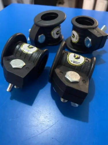 Kit com 4 presilhas de 25mm para prender anilhas nas barras de academia