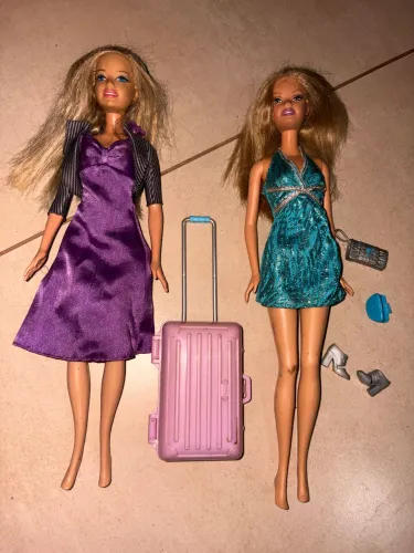 Barbie viagem e fashion glitter