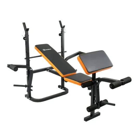Estação de Musculação e Supino Kit de musculação  Laizen 40kg + Barras e tatame EVA