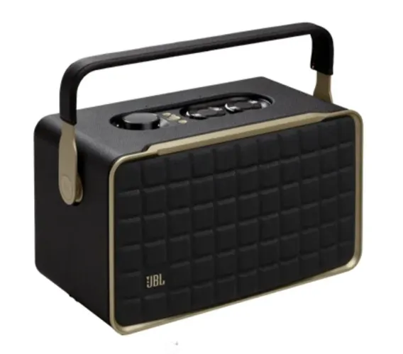 (Lacrada) Caixa de Som 100W JBL Authentics 300 Retrô - Wi-Fi Bluetooth Bateria 8hs e Alexa