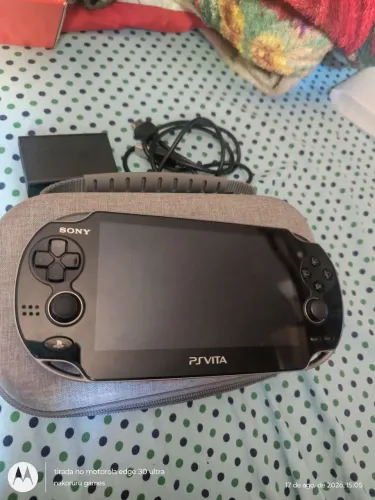 Psvita ps vita Sony cartão 16 gigas impecável(leia o anuncio)