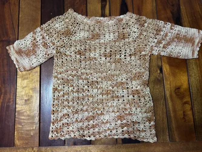 Blusa crochê artesanal 