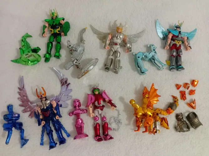 Coleção Original Cavaleiros Do Zodíaco Bandai 1988 Vintage - Raridade