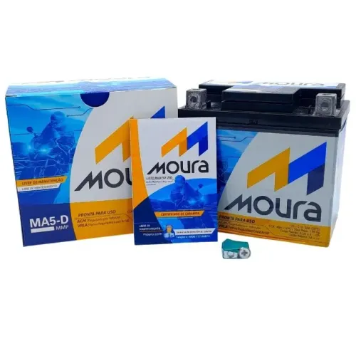 Bateria de moto 5 amperes CG, POP, BIZ, NXR, AG 100 Scooter no Parque São José