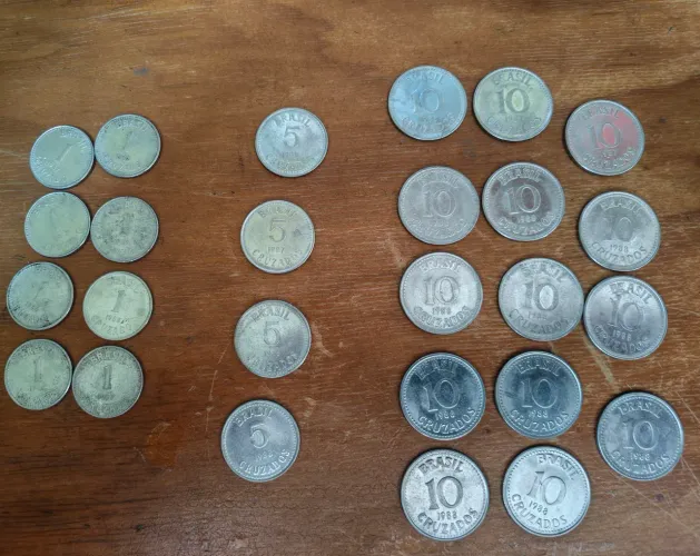 Moedas Antigas Cruzado