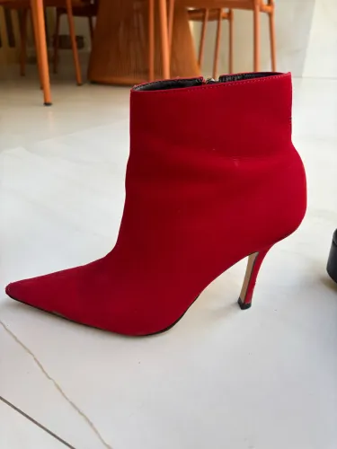Bota cano curto Salto Alto Fino