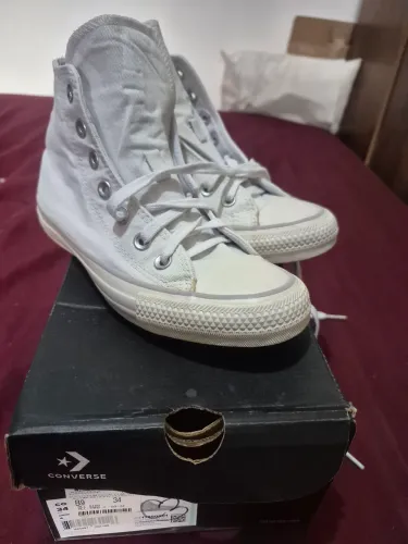 Tênis All Star botinha branco