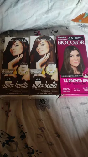 Promoção 3 tintura de cabelo por 30.00