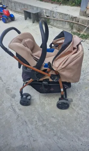 Carrinho de bebê burigotto + bebê conforto +colchonete