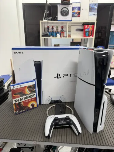 Ps5 slim com leitor semi novo 