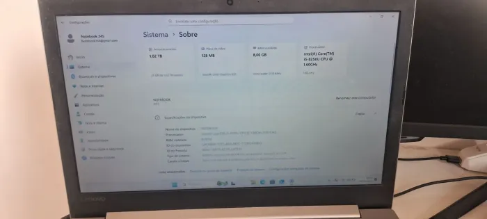 NOTEBOOK LENOVO
