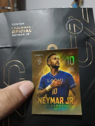 FIGURINHA RARA - Neymar Jr. Legend | Loovi - Edição Oficial Limitada
