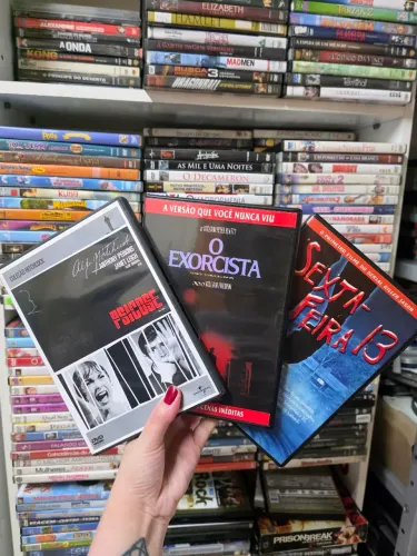 Lote 3 DVDs Terror Clássico Psicose, O Exorcista e Sexta-feira 13