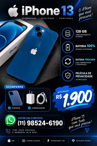 iPhone 13 128GB - Sem detalhes