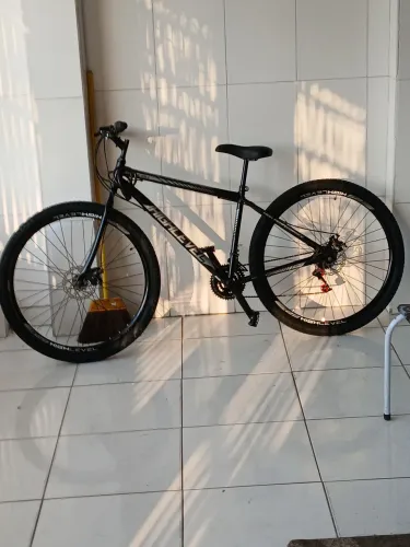 Bike nova, troco em barra circular.