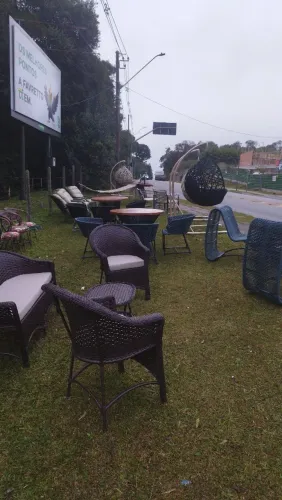 Conjunto de sofá com balanço suspenso