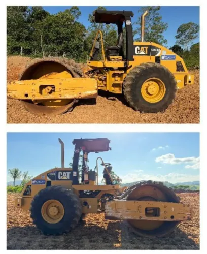 Rolo Compactador Caterpillar 2009 CP533E 
