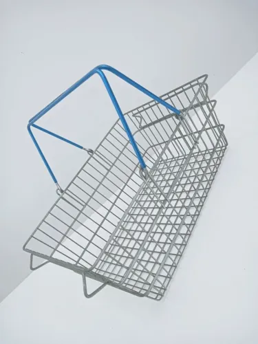 Cesta aramada metálica para supermercado