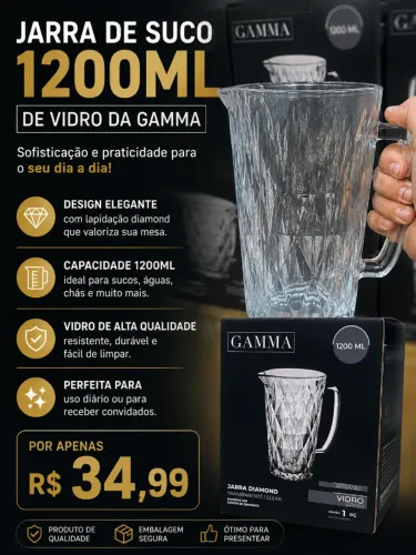 JARRA DE SUCO GAMMA 1200ML