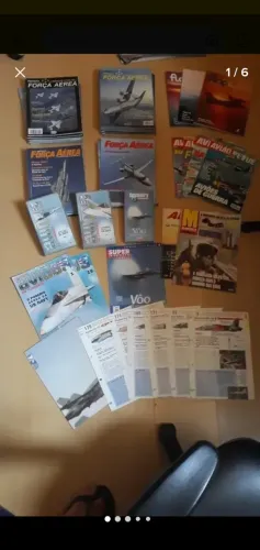 Coleção revistas de aviação força aérea avião revue etc