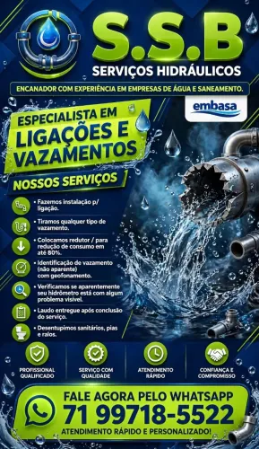  ENCANADOR,SERVIÇOS HIDRÁULICOS