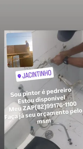 Sou pintor e também Pedreiro faça seu orçamento 