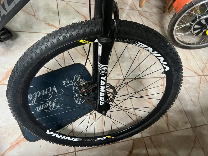 Bike MTB Gallo Aro 29 Freio a Disco Suspensão + Rodas Novas.