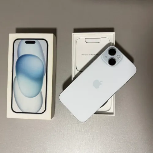 iPhone 15 128GB Azul c/ Garantia Apple e Caixa Original - IMPECÁVEL