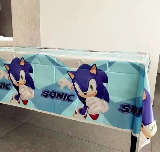 Toalha de mesa plástico Sonic