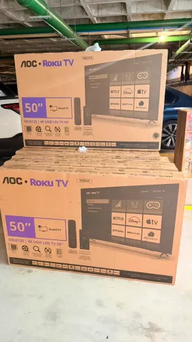 Smart TV 50" AOC 4K UHD DLED Série 6125 50U6125/78G Roku Tv