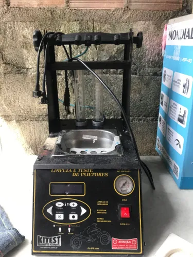 Máquina de limpeza de injetores de moto 