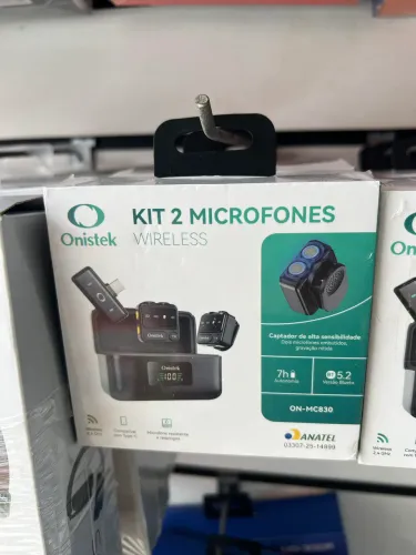 Microfone de Lapela Profissional Tipo C