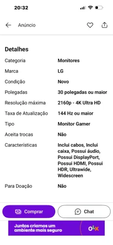 Monitor Gamer LG 34?