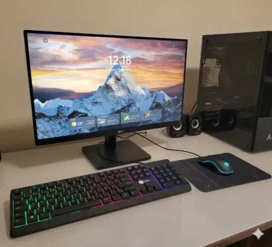 Pc Gamer Completo, Monitor 24, Intel Xeon, GTX 1060 5GB, SSD 256GB, RAM 8GB DDR3