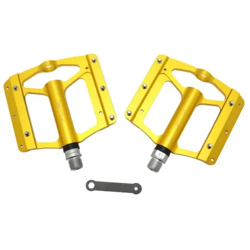 Pedal GTA 9/16 Plataforma Alumínio Dourado ROLPino Removível 11030