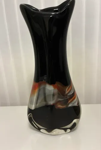 Vaso de cristal Murano São Marcos
