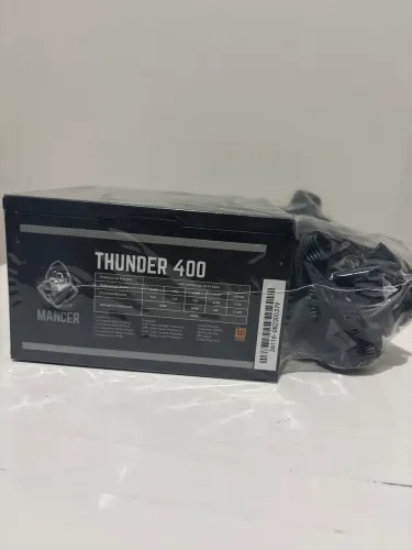 Fonte Mancer Thunder 400W - 80 Plus Bronze - NOVA (sem caixa)