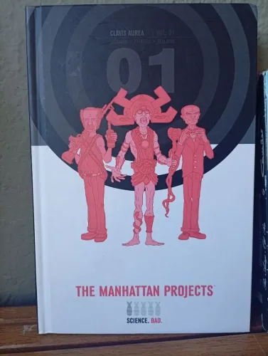 ALO ALÔ COLECIONADOR Capa dura The Manhattan Projects (2014 Image) Deluxe Edition Vol 1 HC