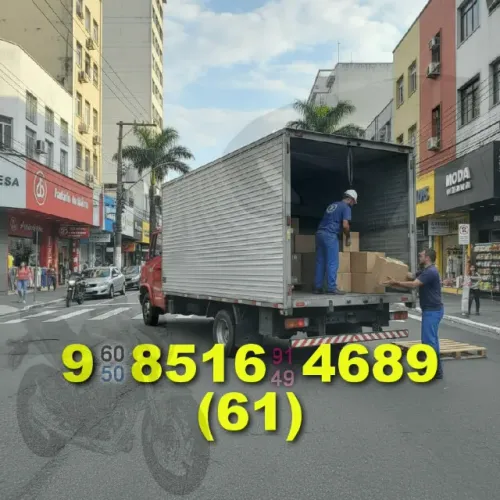 Mudança/Caminhão bau em Núcleo Bandeirante e Águas Claras com preço justo!