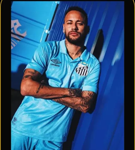 Camisa Umbro Azul SANTOS FC