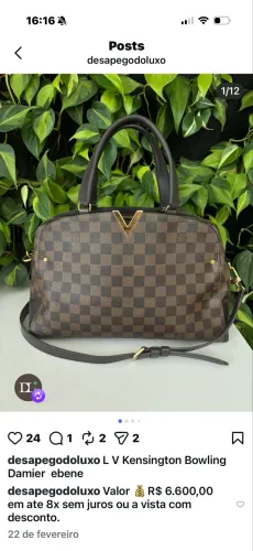 Louis Vuitton Kensington Bowling