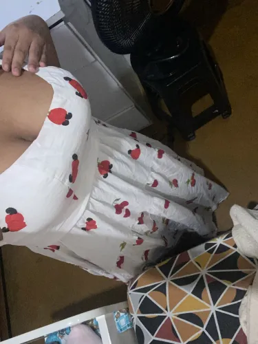 Vendo vestido farm cereja e caju estampa
