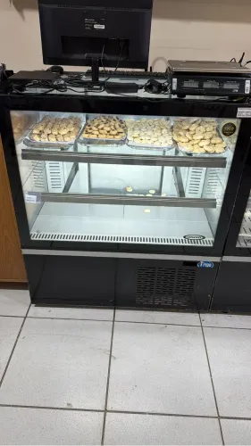 Balcão vitrine de padaria
