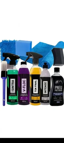 Kit completo para estética automotiva.
