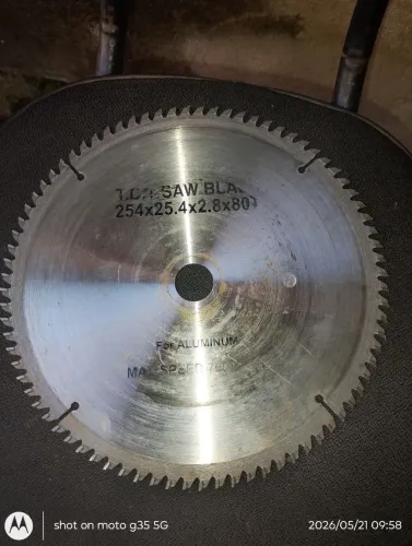 Vendo disco para serra meia esquadria 10 polegadas seminovo