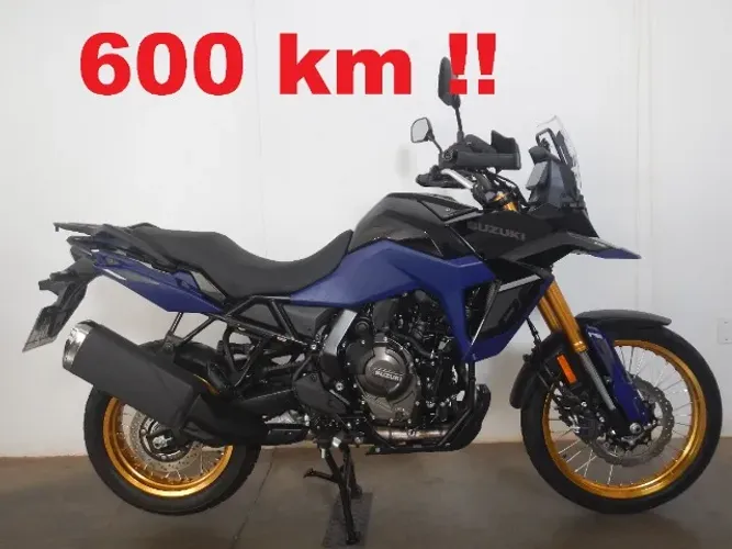 SUZUKI DL 800 DE - SÓ 600 KM - EMPLACADA + IPVA + LICENCIAMENTO !