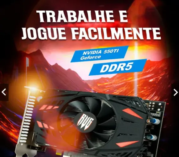 Placa De Vídeo Nvidia Geforce Gtx 550ti 2gb