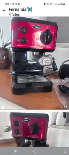 Cafeteira semi nova,  usada somente uma vez